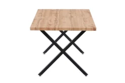 CASAVANTI Esstisch 160 x 90 cm braun/schwarz