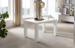 CASAVANTI Esstisch 120-240 x 80 cm weiß