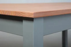 CASAVANTI Esstisch NICLAS 1.1 160x90x75 cm Massivholz grau/braun