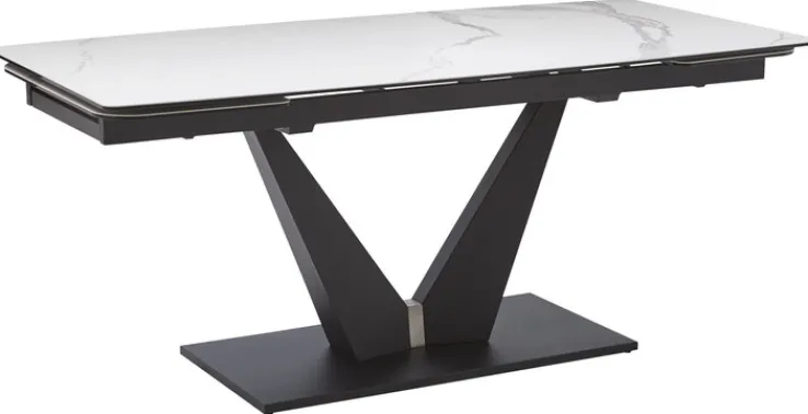 CASAVANTI Esstisch TOSKANA 180-220.260 x 90 cm beige/ schwarz