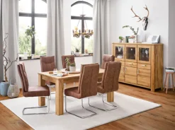 CASAVANTI Esszimmerstuhl MONZA 2er Set vintagebraun