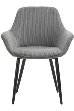 CASAVANTI Esszimmerstuhl 2er Set grau/schwarz