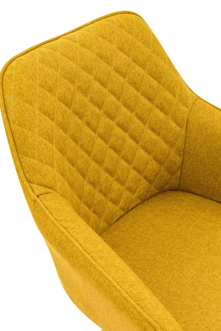 CASAVANTI Esszimmerstuhl 2er Set currygelb/ Eiche