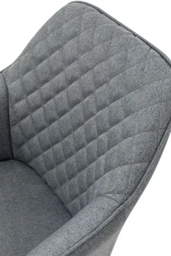 CASAVANTI Esszimmerstuhl 2er Set grau/ Eiche