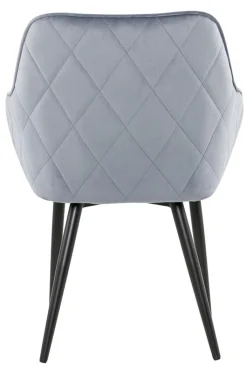 CASAVANTI Esszimmerstuhl Samt hellgrau