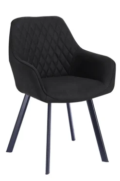 CASAVANTI Esszimmerstuhl 2er Set Mikrofaser anthrazit