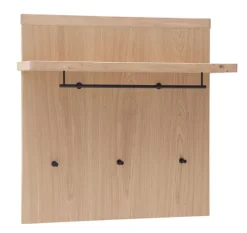 CASAVANTI Garderobenpaneel MADRID 98 x 93 cm Balkeneiche Bianco-Dekor