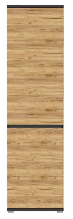 CASAVANTI Garderobenschrank ALMADA anthrazit /Navara Eiche NB