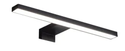 CASAVANTI LED Aufsatzleuchte 30 cm breit Glas/schwarz