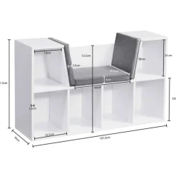 CASAVANTI Regal 102 x 62 cm Weiß