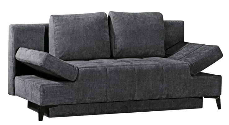 CASAVANTI Schlafsofa TABBY I 208 cm grau