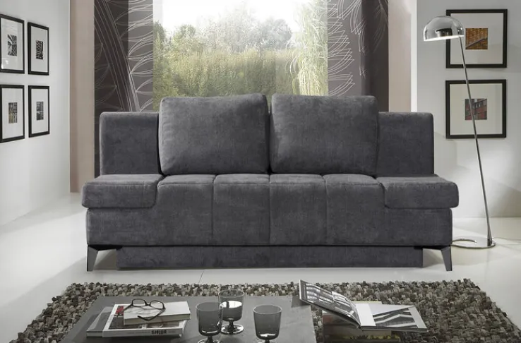 CASAVANTI Schlafsofa TABBY I 208 cm grau