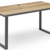 CASAVANTI Schreibtisch 160 x 80 cm Graphit/ Eiche