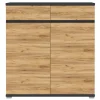 CASAVANTI Schuhschrank ALMADA anthrazit /Navara Eiche NB