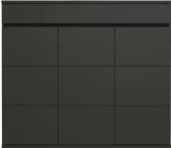 CASAVANTI Schuhschrank LANDOS 136 x 120 cm Graphit