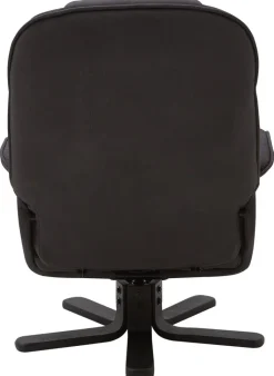 CASAVANTI Sessel mit Hocker 2-teilig grau