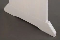 CASAVANTI Sitzbank JACOB 32.2 Weiß Massivholz / braun