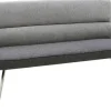 CASAVANTI Sitzbank TAIGA 160 cm Grau/Edelstahl gebürstet