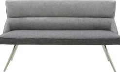 CASAVANTI Sitzbank TAIGA 160 cm Grau/Edelstahl gebürstet
