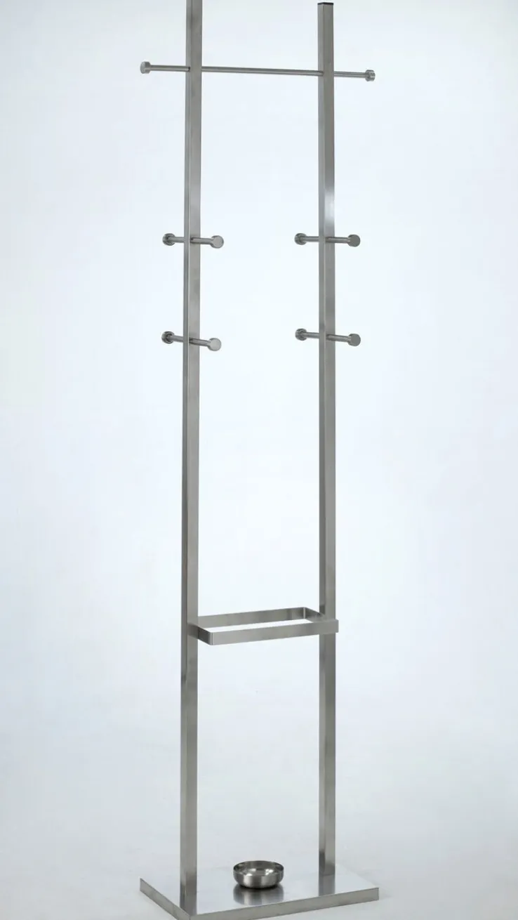 CASAVANTI Standgarderobe ANGELA silberfarbig