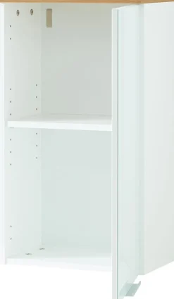 CASAVANTI Wandschrank CARA 39 x 69 x 27 cm weiß/braun