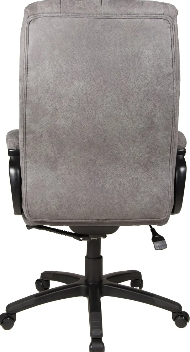 Chefsessel JOHN XXL 150 kg Schwarz/ Grau