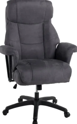 Chefsessel MAURO XXL 150 kg Schwarz/ Dunkelgrau