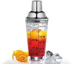 cilio Bar-Set COSMOPOLITAN 5-teilig Edelstahl/Glas