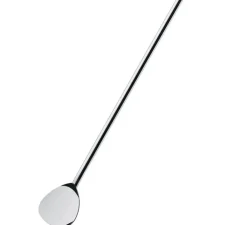 cilio Cocktaillöffel mit Trinkhalm 20 cm Edelstahl poliert