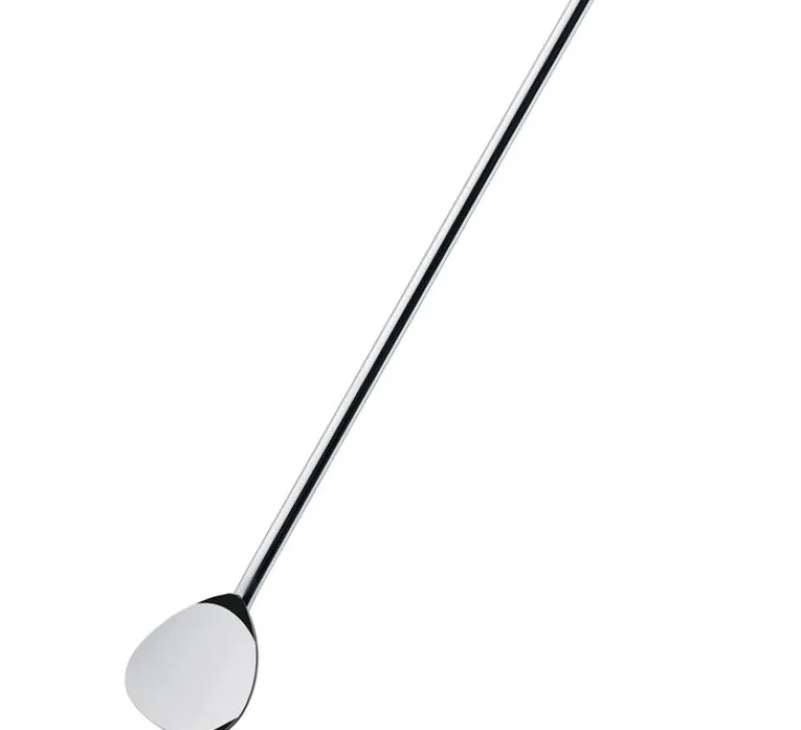 cilio Cocktaillöffel mit Trinkhalm 20 cm Edelstahl poliert