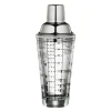 cilio Cocktailshaker 400 ml Glas/ Edelstahl