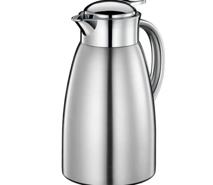 cilio Isolierkanne TRIEST 1,5 L silberfarbig