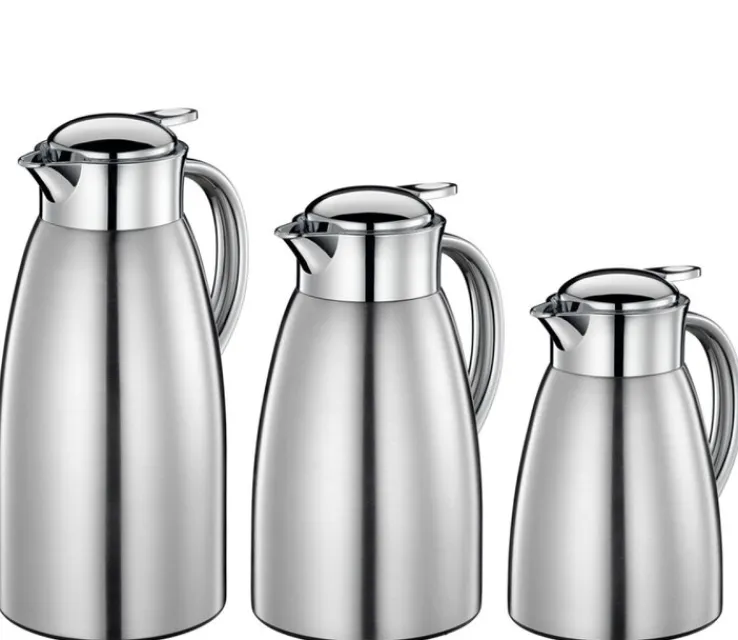 cilio Isolierkanne TRIEST 1,5 L silberfarbig