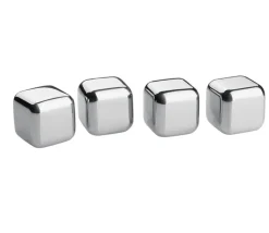 cilio Kühlwürfel Set STEEL 5-teilig Edelstahl silberfarbig