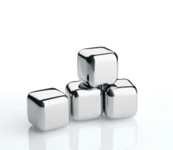 cilio Kühlwürfel Set STEEL 5-teilig Edelstahl silberfarbig