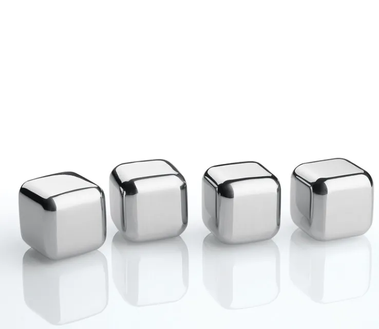 cilio Kühlwürfel Set STEEL 5-teilig Edelstahl silberfarbig
