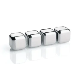 cilio Kühlwürfel Set STEEL 5-teilig Edelstahl silberfarbig