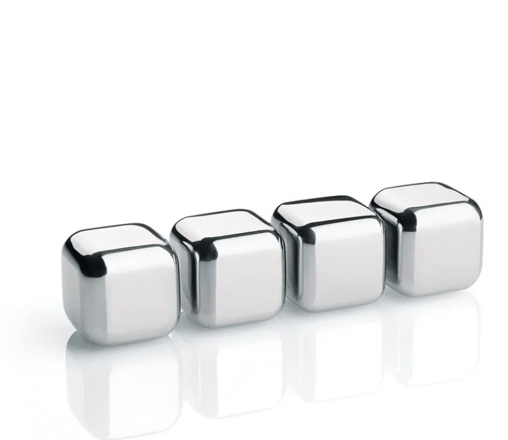 cilio Kühlwürfel Set STEEL 5-teilig Edelstahl silberfarbig