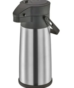 cilio Pumpkanne FESTINO 2,2 Liter silber/schwarz