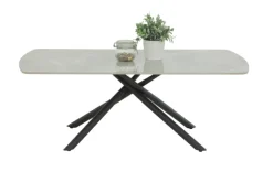 QUARTIER Cochtisch FRIEDA 120x68 cm Mamoroptik