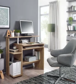 Computertisch 94 x 48,5 cm Sonoma braun