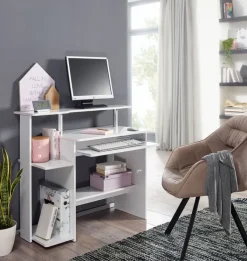 Computertisch 94 x 48,5 cm weiß