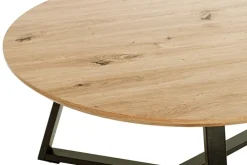 Couchtisch 80 cm Eiche-Dekor/schwarz