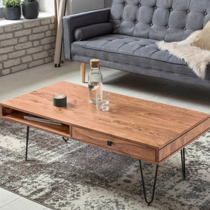 Couchtisch 120 x 60 cm Akazie