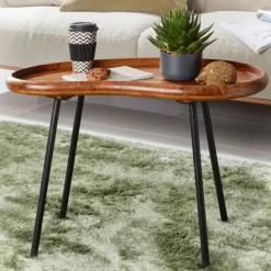 Couchtisch 71 x 40 cm braun