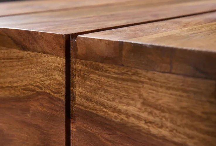 Couchtisch 120 x 45 cm braun