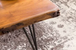 Couchtisch 56 x 51 cm braun