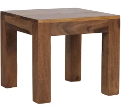 Couchtisch 45 x 45 cm braun