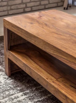 Couchtisch 110 x 45 cm braun