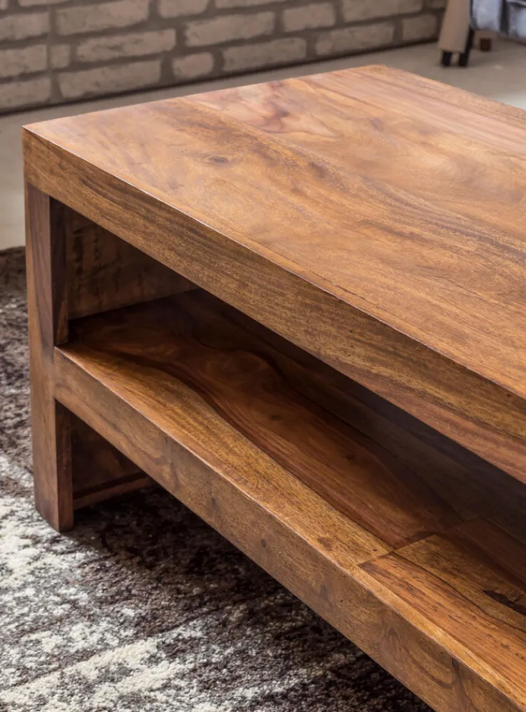 Couchtisch 110 x 45 cm braun